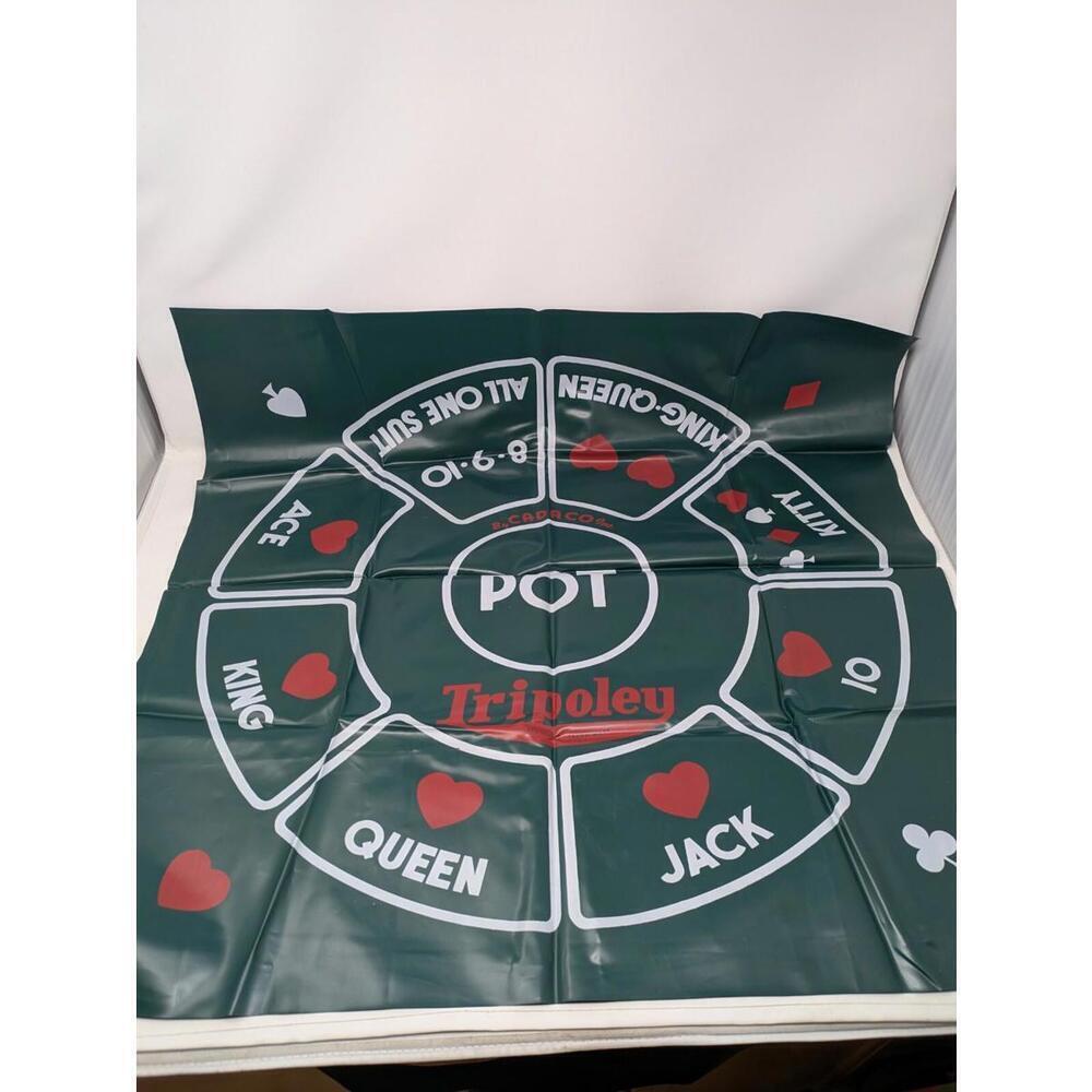 Tripoley Vintage 1969 Board Game Cadeco Games Crown Edition 225-Playmat